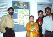 Sunetra with AmitSir and others at
 Arena Multimedia, Bhubaneswar