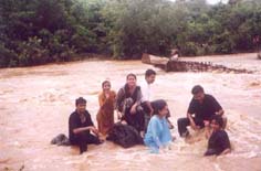 Sunetra with friends at Ghatsila