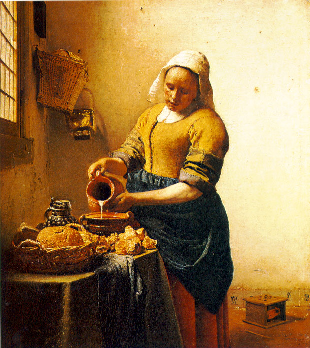 The Maid with the Milk Jug - Vermeer